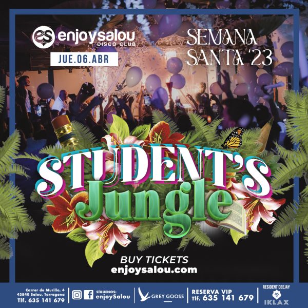 Semana Santa JUE.06.ABR Student’s Jungle